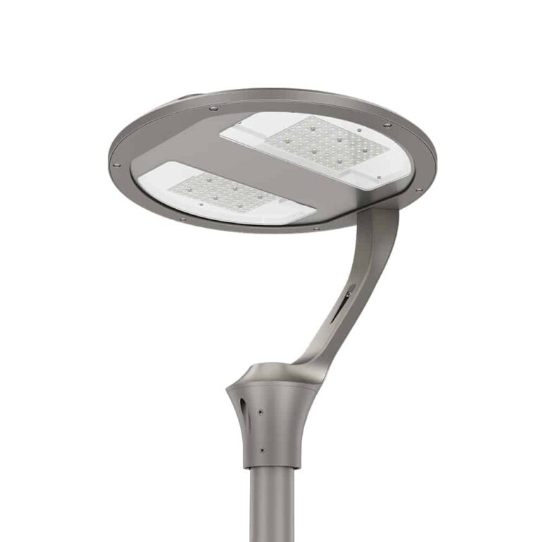 AVQ-UR150-B Luminaria exterior para poste de brazo simple o doble
